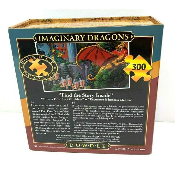 Dowdle Jigsaw Puzzle Imaginary Dragons 300 Pcs 16 x 20 in New Great for to Gift - Picture 3 of 12